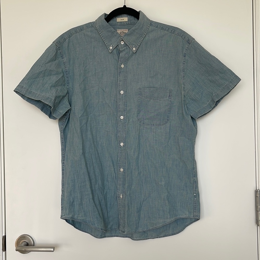 Jcrew Mens denim button down